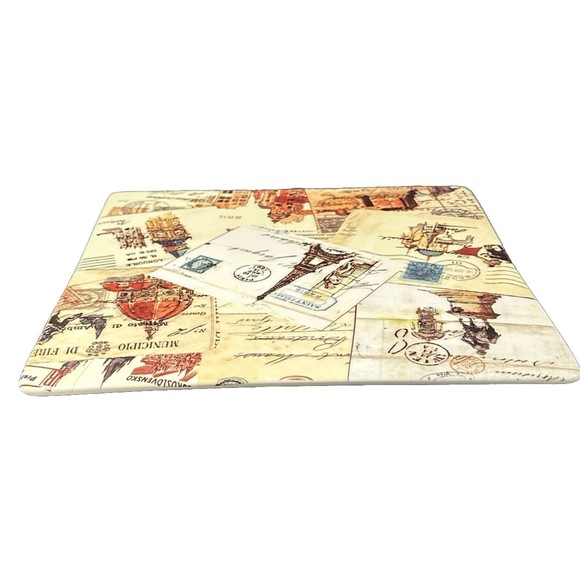 2008 Williams Sonoma Grande Tour Postcard Square Serving Platter by Marc Lacaze - Picture 5 of 7